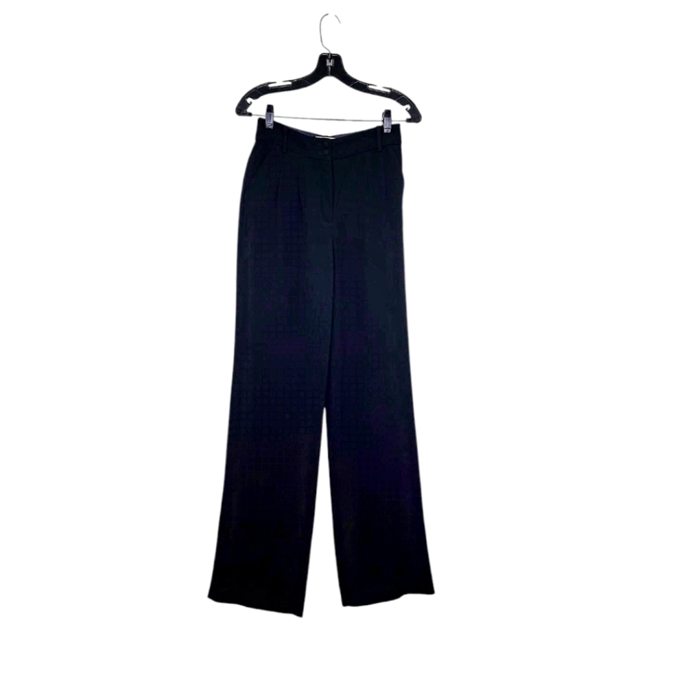 Sezane Black Straight Leg Pants